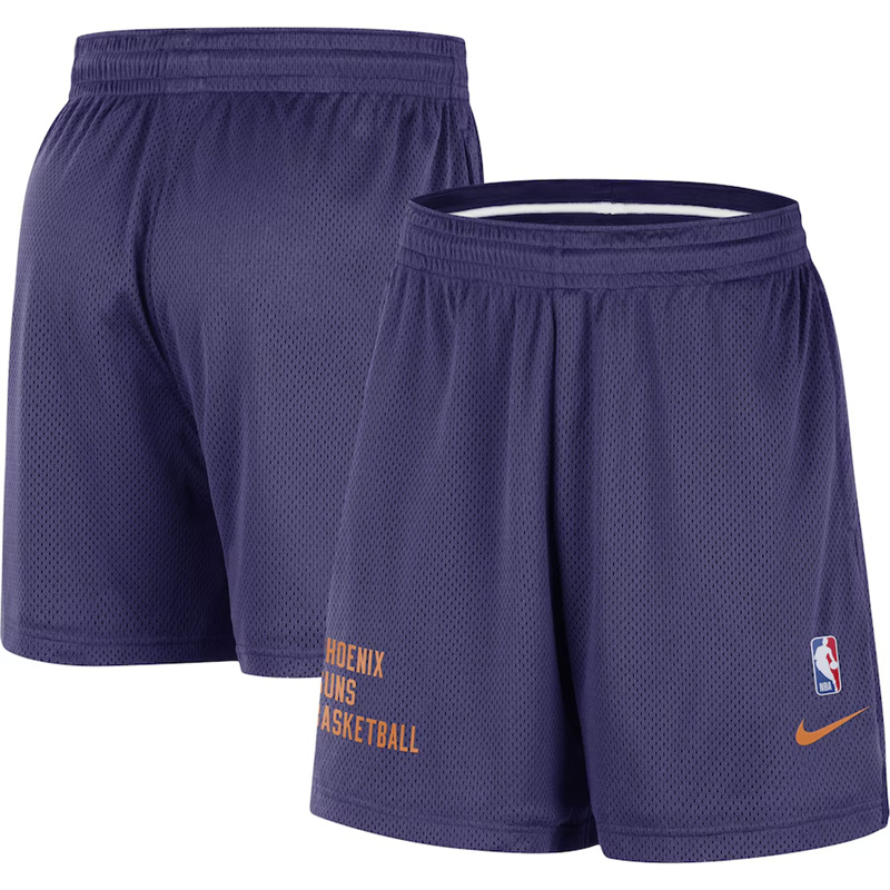 Men's Phoenix Suns Purple On-Court Practice Warmup Performance Shorts(Run Small) Men's Phoenix Suns Purple On-Court Practice Warmup Performance Shorts(Run Small)